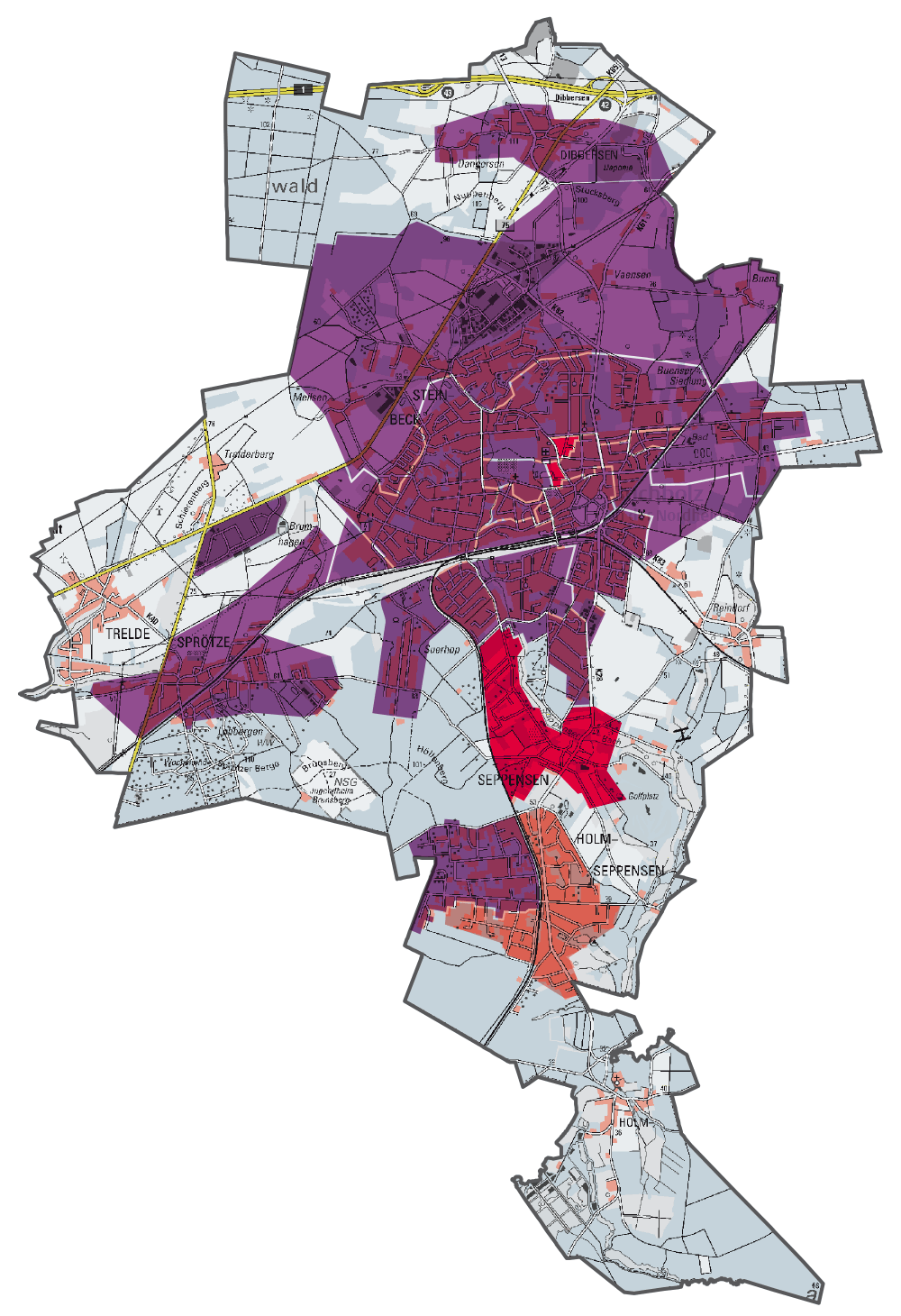 Buchholz Digital Netzgebiete