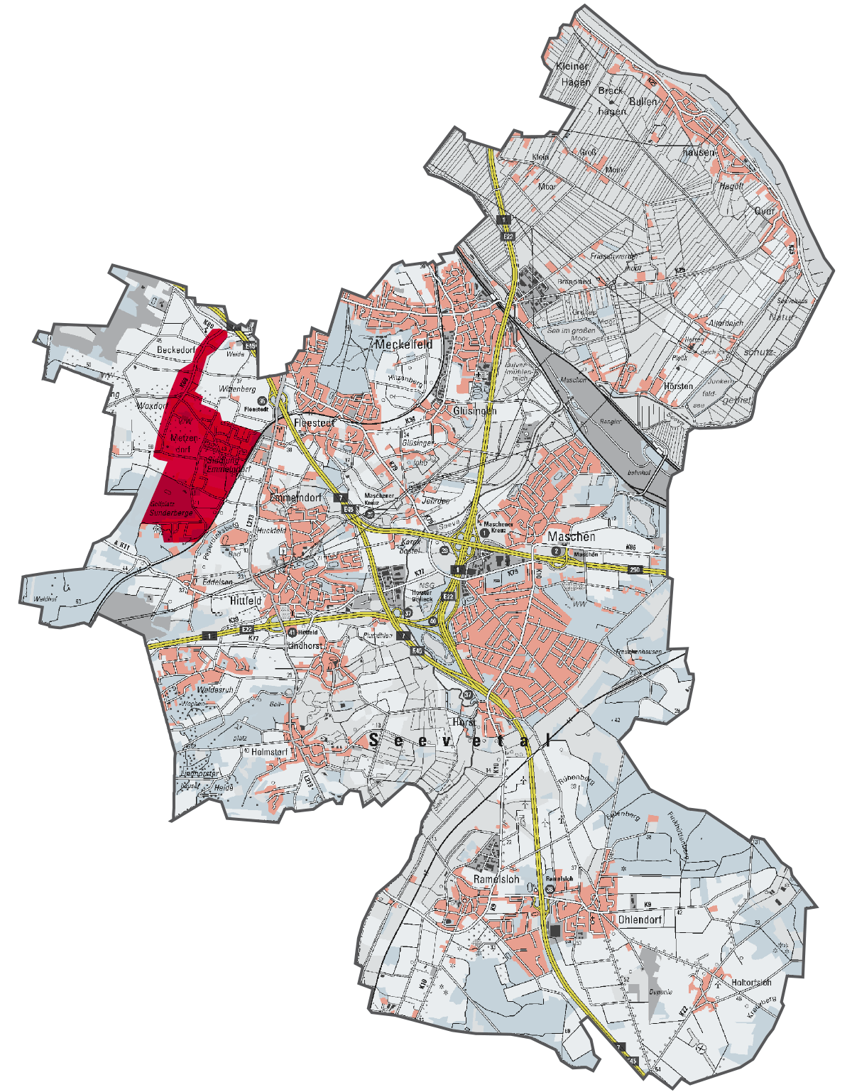 Buchholz Digital Netzgebiete